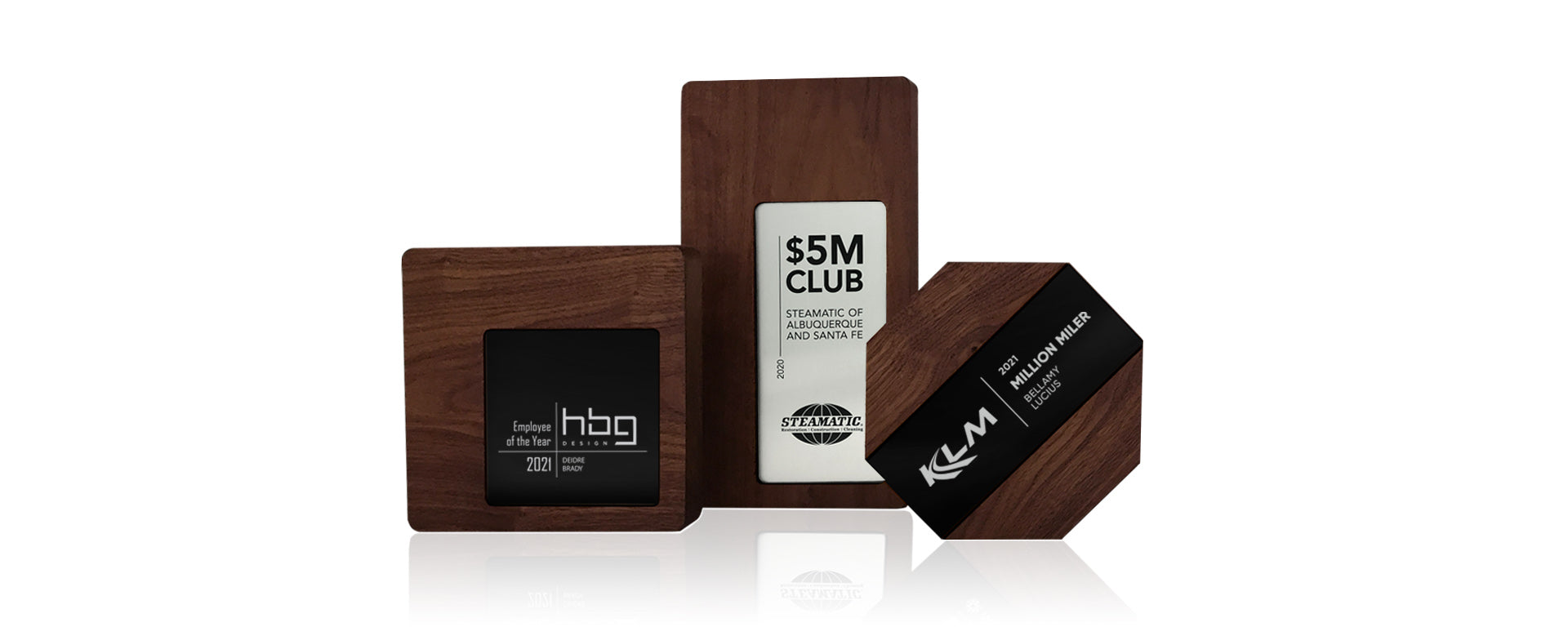 Modern Black Unique Donor and Employee Appreciation Wall Plaques