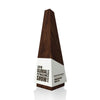 Engraved Wood Global Petroleum Show Trophy by Modern Award Company Trophyology