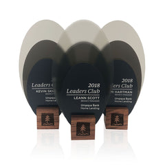 Acrylic wooden layered recognition awards