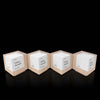 Wooden Cube Award Suite Collection for Employee Recognition by Trophyology