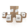 Personalized maple wood and white paint engraved award collection suite for Ugg.