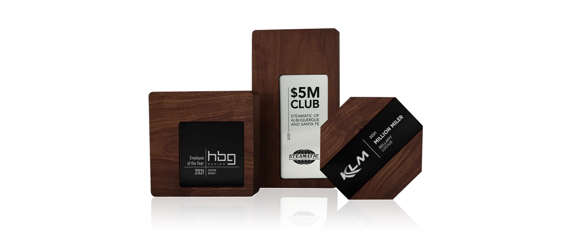 Custom Modern Wall Plaques and Awards Trophyology