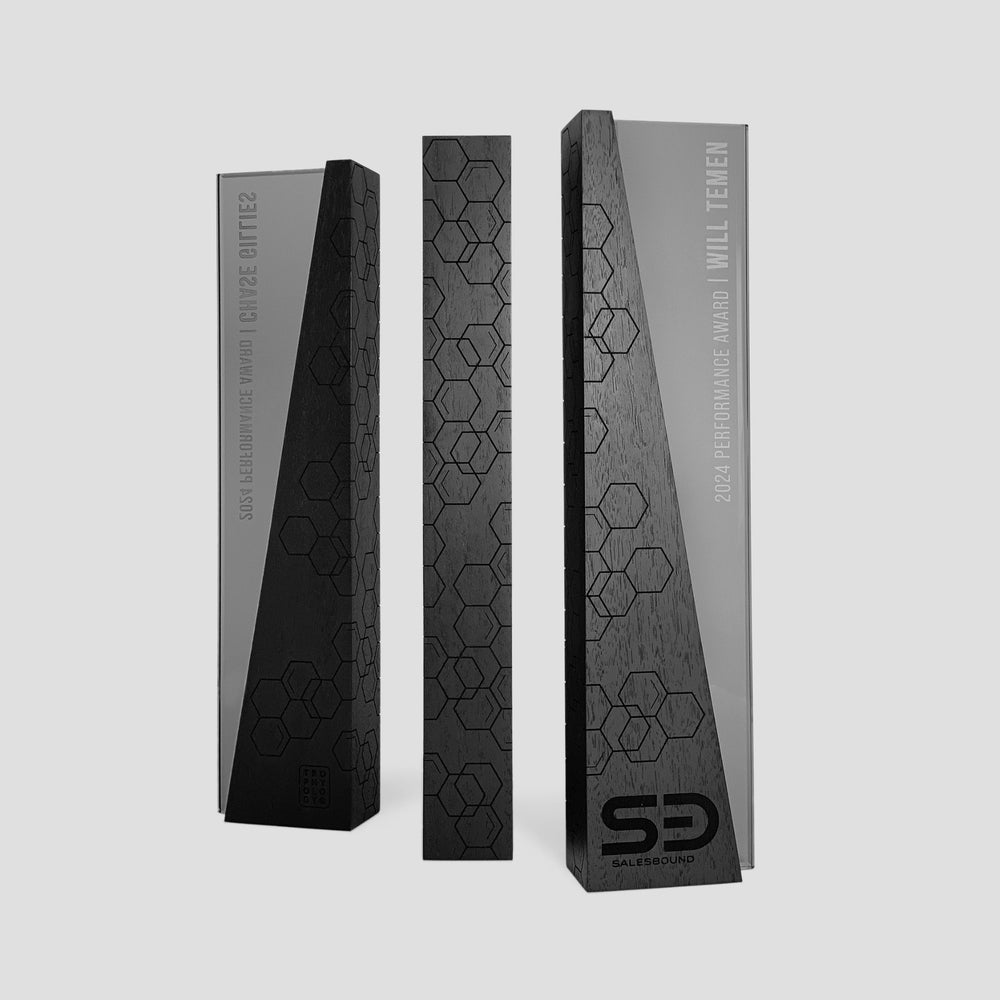 DI/MI Award | Unique Glass & Wood Trophy Design by Trophyology DI/MI Award | Unique Glass & Wood Trophy Design by Trophyology