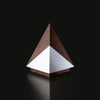 Unique Wooden Trophy Walnut Geometria Pyramis Design