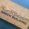 Laser engraved custom wood award