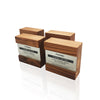  Reclaimed Wood Eco Award Trophies Handcrafted Engraved Metal