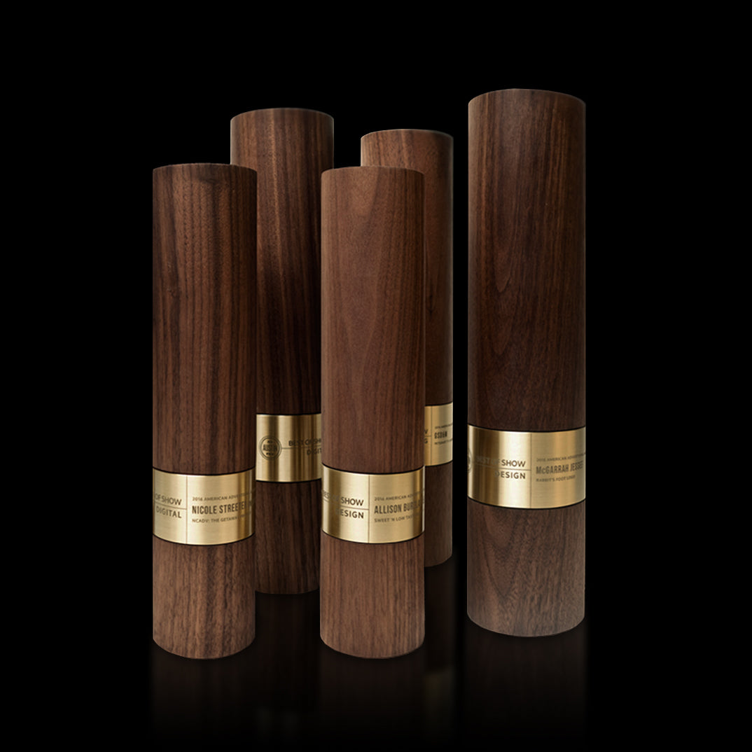 Luxury modern awards for corporate and team recognition