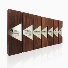 Engraved Wood Metal Designer Awards for Team Recognition