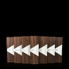 Geometric Modern Wood and Aluminum Business Award Trapezium by Trophyology