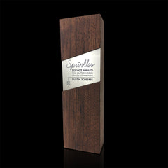 Modern Employee Recognition Award Personalized Engraved Wood Metal_Sprinkles