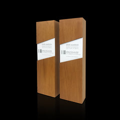 Reclaimed Wood Eco Award Trophies as Board Member Gift