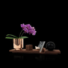 Unique Modern Graduation Gift Desk Accessory Wood Copper