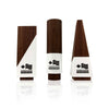 Minimalist Modern Geometric Award and Trophy Trio in Walnut