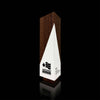 Beautiful Walnut Wooden Custom Engraved Award for AMCHAM
