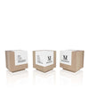 Engraved Maple Cube Award Trio for Marsh by Trophyology