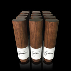 Geometric shaped solid wooden awards