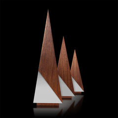 Unique wood and metal employee appreciation awards